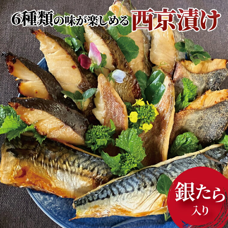 【ふるさと納税】 西京焼き 西京漬け 魚 セット 詰め合わせ 6種 12枚 冷凍 切り身 小分け 焼き魚 フライパン 手軽 簡単料理 美味しい おかず お弁当 ご飯のお供 おつまみ 西京味噌 漬け魚 西京焼 西京漬 銀鱈 赤魚 メバル 銀ヒラス 鯖 ホッケ ホキ 鱈