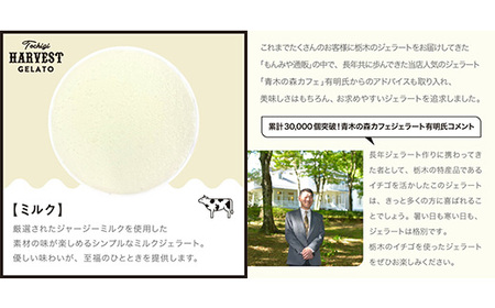 ジェラート「Harvest Gelato」 6個|いちごジェラート ジェラート アイスクリーム アイスセット スイーツ デザート ミルク 夏ギフト 贈り物 お返し 誕生日 プレゼント ギフト お祝い