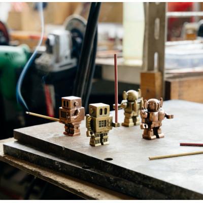 ふるさと納税 高岡市 福香 -FUKKA-　ロボット1号/ROBOT TYPE1　ゴールド　お香立て |  | 02