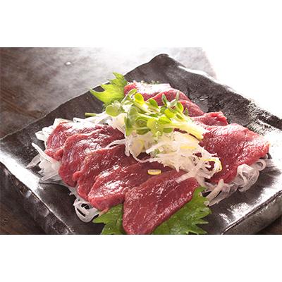 ふるさと納税 大月市 大月市内で肥育した、少し歯ごたえのある赤身の馬刺し　350g以上　(肩・肩ロース他ブロック2〜5個) |  | 02