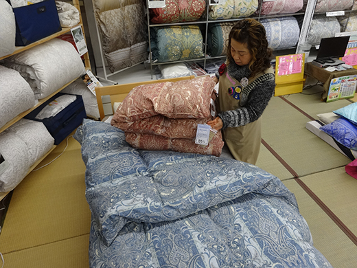 【ANA限定】明治6年創業　ワタセのやわらか羽毛ふとん（ブ