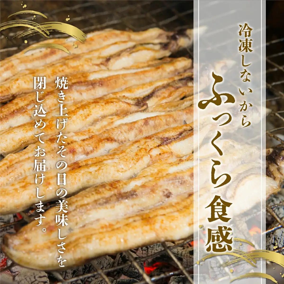 うなぎ白焼き 800g (200g×4尾) 