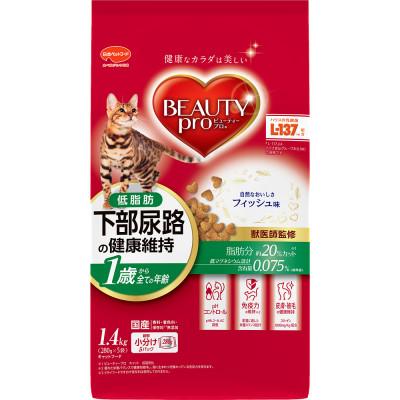 ふるさと納税 袋井市 【キャットフード】日本ペットビューティープロ下部尿路の健康低脂肪 1.4kg(280g×5袋入)×8