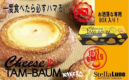 
                  一度食べたら必ずハマル！チーズインTAMバーム！10個入り｜バームクーヘン バウムクーヘン スイーツ 焼菓子 洋菓子 スイーツ お取り寄せ 奈良 香芝 人気店 [2895]
                