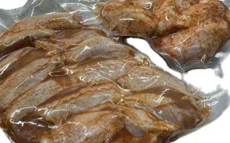 ヤマジュウ特製！やみつき国産手羽先、手羽中味付けセット約１ｋｇ【６回定期便】_yj091
