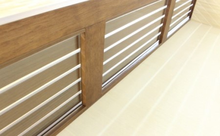 【開梱・設置】ラスティー 80cm ハイチェスト（ウォールナット）　AX029