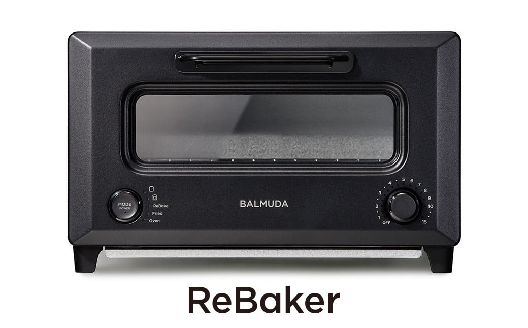 ReBaker KTT01JP（ブラックBK/ホワイトWH） BALMUDA 選べるカラー トースター リベイク フライド オーブン 家電