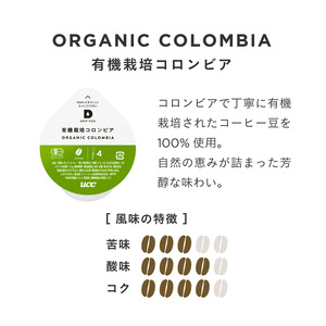 コーヒー UCC カプセル 12P×3箱 挽きたて コロンビア 有機栽培コーヒー豆 100%使用 DRIP POD専用カプセル 静岡県 富士市 [sf103-001]