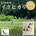 【ふるさと納税】【令和6年産の新米！】福井県産 内農米 イクヒカリ 5kg＋黒米300g / 10kg ［C-00506］/ 新米 白米 精米 ご飯 コメ ごはん ライス 有機栽培 産地直送 鯖江市