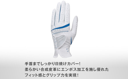 ゼクシオレディスグローブ GGG-X022W ホワイトブルー18cm