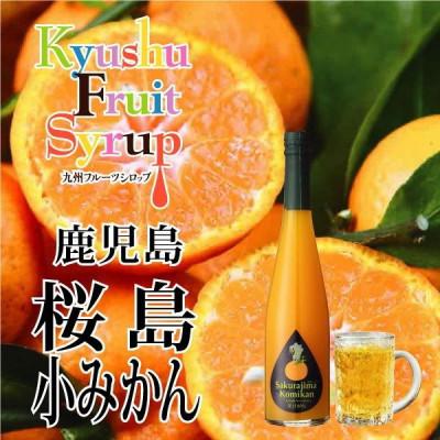 ふるさと納税 水俣市 九州を飲む! 九州果実 シロップ 桜島 小みかん 500ml 1本 【福田農場】