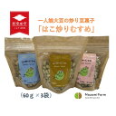 【ふるさと納税】 一人娘大豆の炒り豆菓子「はこ炒りむすめ」 3点セット　【 炒り大豆 豆菓子 一人娘 大豆 セット 農福連携 B31 】