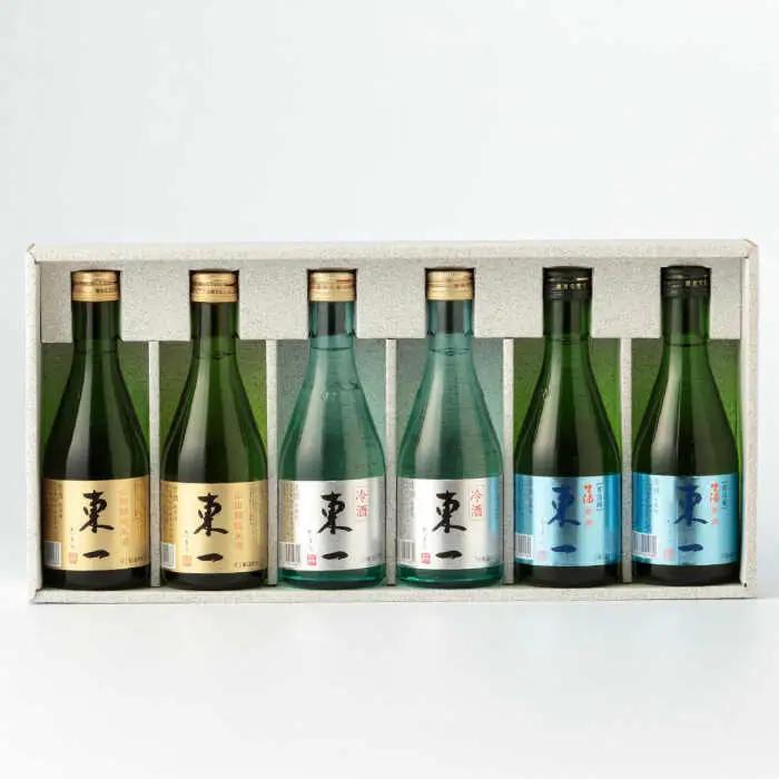 東一 飲み比べセットB（山田錦純米酒・冷酒・生酒）300ml×6本 / 佐賀県 / 有限会社嬉野酒店 [41AIAA010]