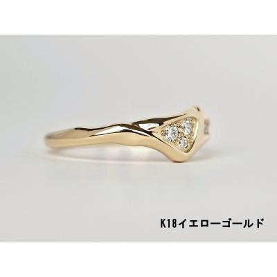 ふるさと納税 小牧市 【イエローゴールド】K18連理木ダイヤモンドリング(10号)[016K34-03] |  | 01