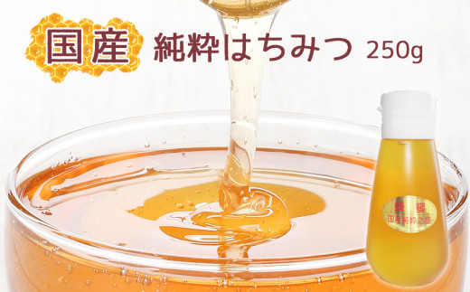 EV001 【蕃昌みつばち倶楽部】国産純粋はちみつ　250g