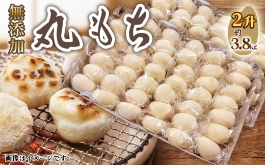 No.519 丸もち2升 ／ モチ 餅 おもち 丸餅 国産 佐賀県産 ヒヨクモチ 無添加 個包装 愛知県