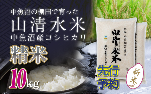 新潟県魚沼産コシヒカリ「山清水米」精米10kg
