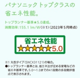 パナソニック【SNCX51121】LEDシーリング ライフコンディショニングシリーズ（丸型 12畳用）