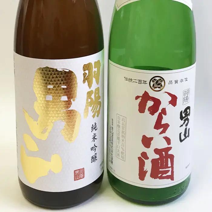 男山 純米吟醸 酒未来・からい酒 1.8Lセット FZ23-704