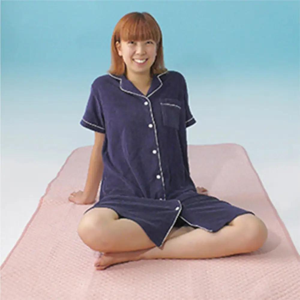 岩盤浴 パイル生地 敷きパッド【ベージュ】 | 寝具 敷きパッド 岩盤浴 快眠