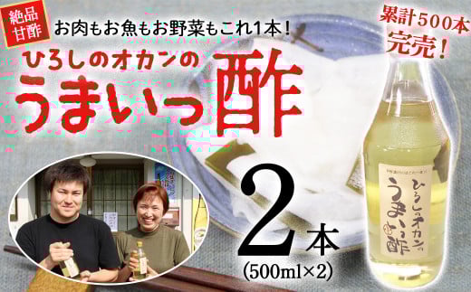 お肉、お魚、お野菜に！絶品甘酢「ひろしのオカンのうまいっ酢」／Lsh-B01 