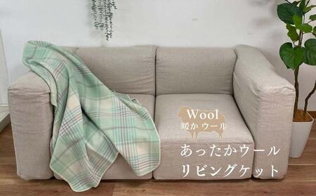 【グリーン】リビングでのご使用にぴったり チェック柄 リビングケット 140x180cm 1517S GR