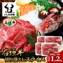 【ふるさと納税】石垣牛 切り落とし スライス (300g×4パック) 計1.2kg 沖縄県 石垣市 石垣島 石垣牛 牛肉 牛 切り落とし スライス 高級 黒毛和牛 和牛 送料無料 AB-25-1