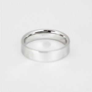 純チタン平打リング (幅2.5mm) 12号 | アクセサリー リング