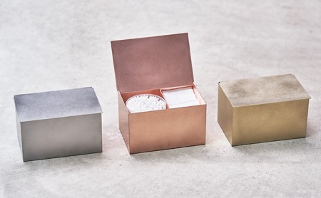 コットンケース 神奈川県あやせものづくり研究会 「Ori」コットンケース ステンレス 雑貨 日用品 収納 日本製 シンプル マスク おでかけ 