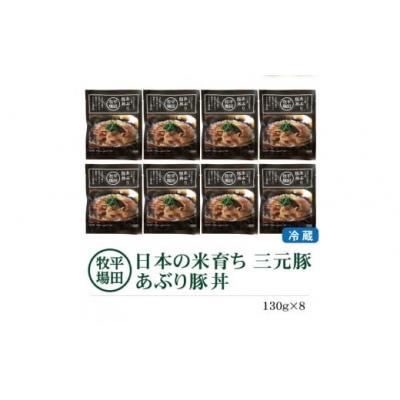 ふるさと納税 酒田市 【平田牧場】三元豚◆あぶり豚丼セット　130g×8パック |  | 01