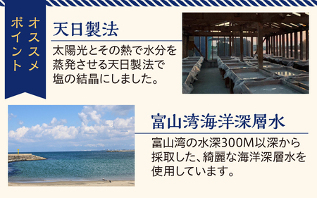 富山の塩 3点セット | しお 調味料 大粒 天日