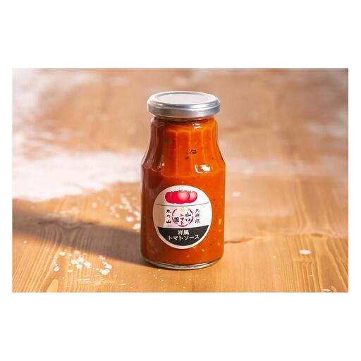 トマト農家が作った完熟トマトソース『３種食べ比べ（洋風・和風・ケチャップ）』 ～山口トマト園からトマト好きに送る、こだわりの逸品～ // トマト トマトソース