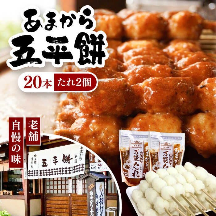 【ふるさと納税】あまから 五平餅20本セット / もち たれ くるみ 団子 もち 餅 モチ 五平餅 和菓子 五平餅 郷土料理 岐阜名物 ご当地 グルメ お取り寄せ/恵那市/あまから[AUAE002]