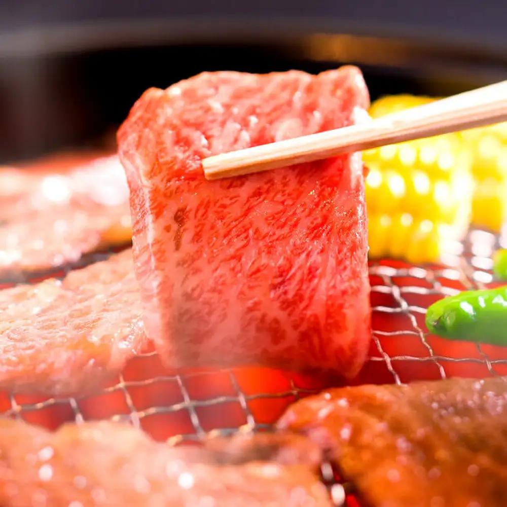 ＜和牛セレブ＞鳥取和牛 ロース ・ モモ2種焼肉(220g・黒折) 【鳥取県 境港市】
