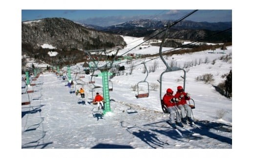 【24】湯～らんどパルとよねのペア入浴券+茶臼山高原のペアリフト券