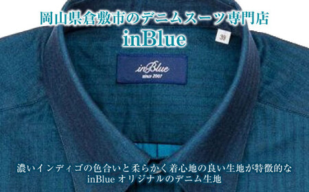 【39／82サイズ】 inBlue デニムシャツ   (SNSH65100-003) (旧ロゴマーク使用シャツあり)【デニム デニムスーツ デニムシャツ オリジナル お洒落 岡山県 倉敷市 おすすめ 