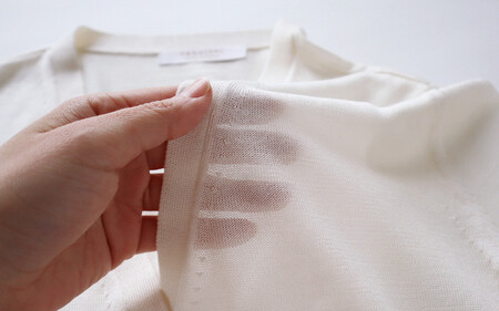 洗える シルクVネック ニットカーディガン アイボリー M レディース