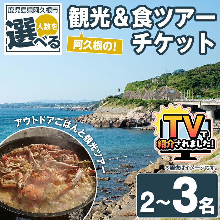 【ふるさと納税】＼テレビで紹介されました！／＜人数が選べる！＞『パズル』オリジナル！阿久根の観光&食ツアーチケット(2〜3名) 阿久根 海の幸 山の幸 ごはん 秘境 絶景スポット アウトドア アクティビティ 自然 体験 ツアー チケット【パズル】