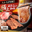 【ふるさと納税】高知県産 よさこい和牛 焼肉用 約300g 牛肉 国産 焼き肉 BBQ A4 A5 【(有)山重食肉】[ATAP061]