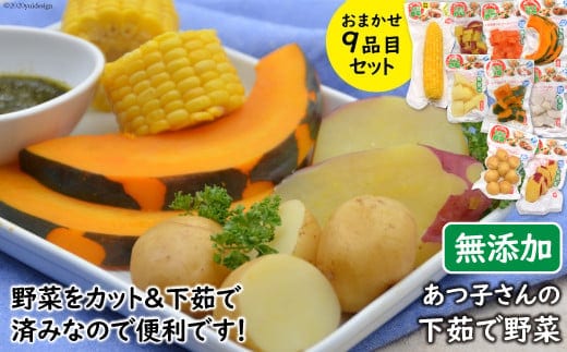 
										
										野菜セット 【あつ子さんの下茹で野菜】 9品目セット [雲仙みずほの郷 長崎県 雲仙市 item1424] 茹で野菜 野菜 セット 詰め合わせ まるゆで野菜 冷蔵 カット野菜 簡単調理
									