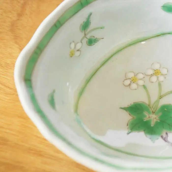 【波佐見焼】小花紋 三角深鉢 2点セット【藍水】[GB53]