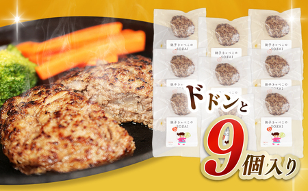 ハンバーグ 9個×140g ハンバーグ はんばーぐ 無添加