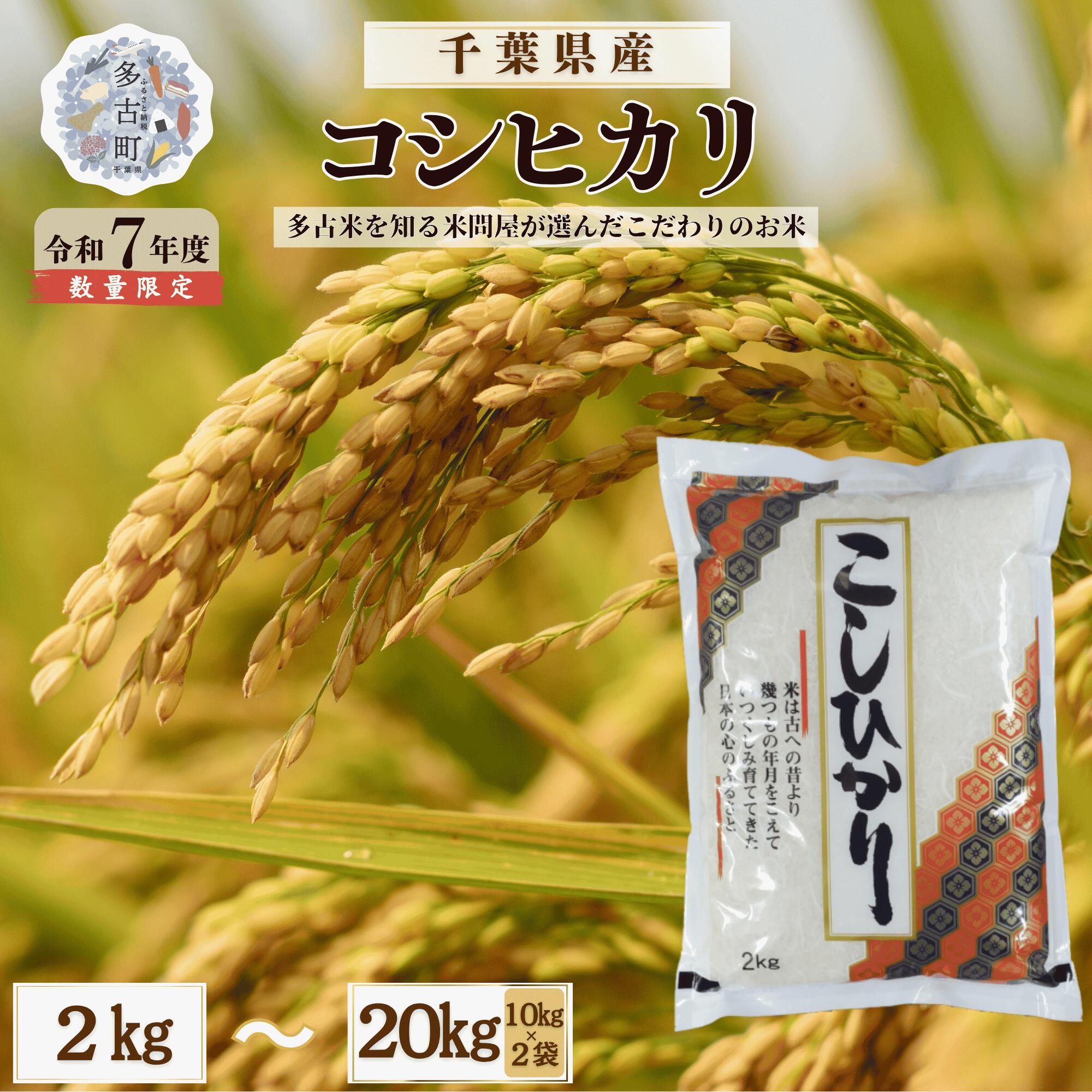 【ふるさと納税】【令和7年産】千葉県産 コシヒカリ 精米2kg～20kg こしひかり お米 白米 大粒 【配送不可地域：離島・沖縄県】MT207674_02