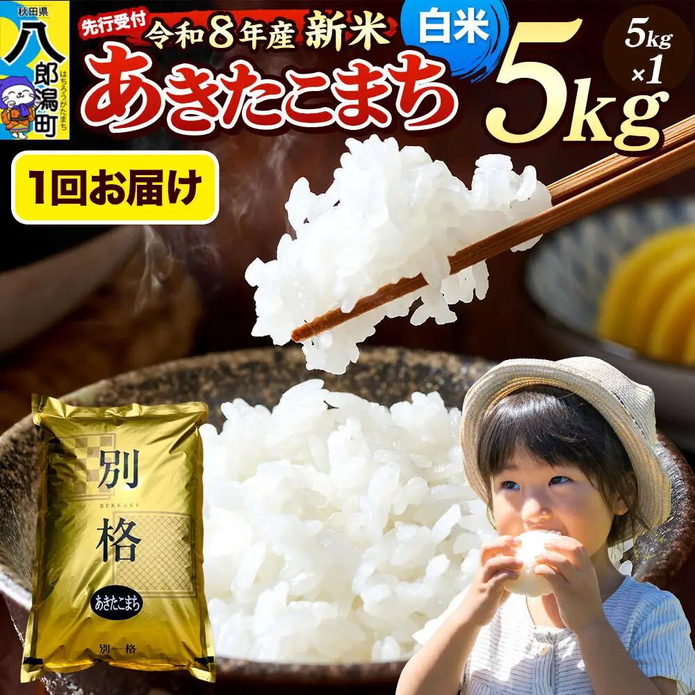 《令和8年産 新米受付》米 あきたこまち 5kg【白米】秋田県産
