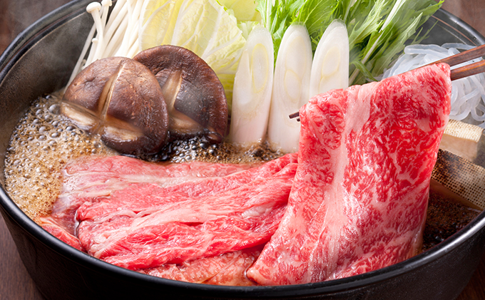 高岡育ちの越中万葉牛 すき焼き用（約350g）牛肉 肉 すきやき スキヤキ 国産 富山