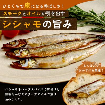 ふるさと納税 恵庭市 燻製シシャモのオイル漬け「オイリーシシャモくん」【63000601】 |  | 01