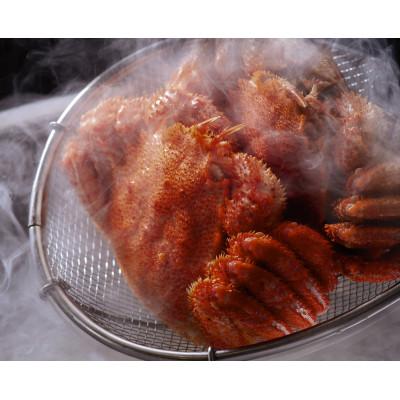 ふるさと納税 北見市 先行受付・オホーツク海明け茹で大毛蟹2尾で1.5kg冷蔵便届け |  | 01