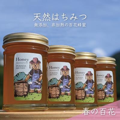 ふるさと納税 美濃市 合計920g 深田養蜂の天然蜂蜜 国産蜂蜜 非加熱 生はちみつ 岐阜県 美濃市産 春 A4