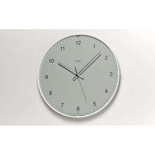 Biome clock LC24-16 GY（cave） グレー Lemnos レムノス  時計 とけい 秒針 子ども部屋 掛け時計 入学祝い 誕生日プレゼント おしゃれ インテリア 日本製 富山県 