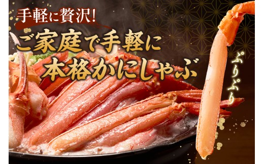 かにしゃぶ セット ポーション 国産 生 紅ずわいがに 合計1.2kg だし付 冷凍 【令和8年12月上旬お届け予定】 年内発送 紅ずわいがに べにずわいがに ベニズワイガニ 紅 べに ずわいがに ベ